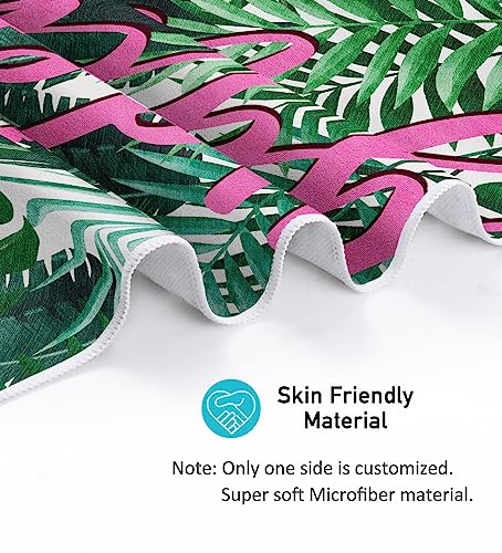 Zookao Personalized Beach Towels For Adults, Personalized Gifts Custom Gifts With Name, 35'' X 72'' Beach Essentials For Vacation Quick Dry Personalized Beach Towels With Travel Bag #TOP3