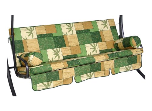 Preisvergleich Produktbild Angerer Trend-Schaukelauflage 3-Sitzig Design Mexiko grün