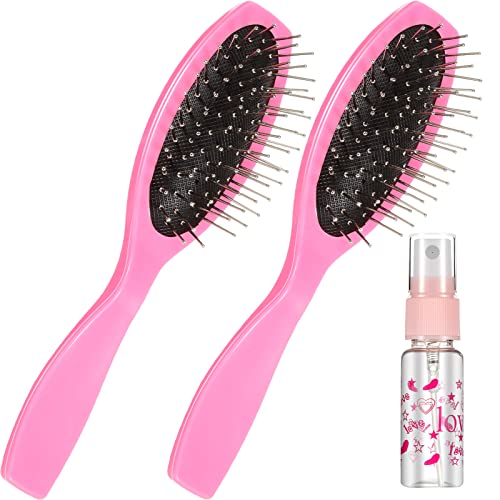 Doll Hair Brush and Spray Bottle Plastic Doll Wig Hair Brush Hair Styling Brush Doll Hair Accessories for 18 Inch Dolls