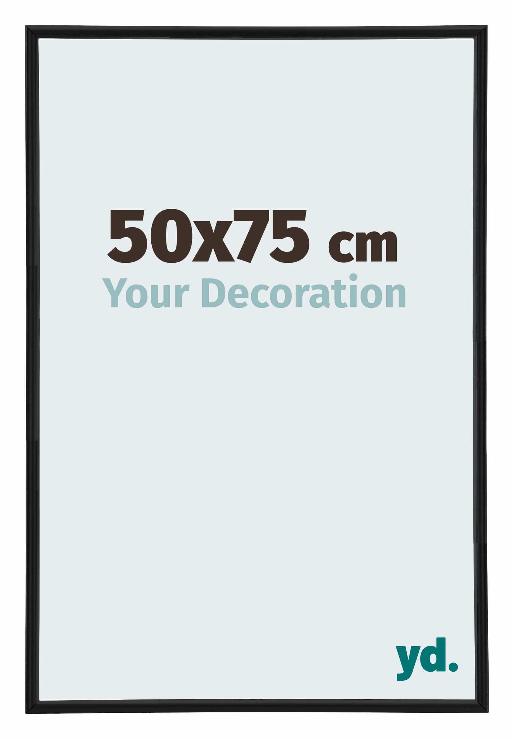 Your Decoration - Puzzle frame 50x75 - Black Matte - Puzzle frame 500-1000 Pieces - Plastic Photoframe - Annecy — image 1