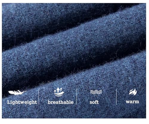 Men's Sweaters Quarter Zip Mock Neck Knit Long Sleeve Pullover Fall Winter Casual Polo Sweater2