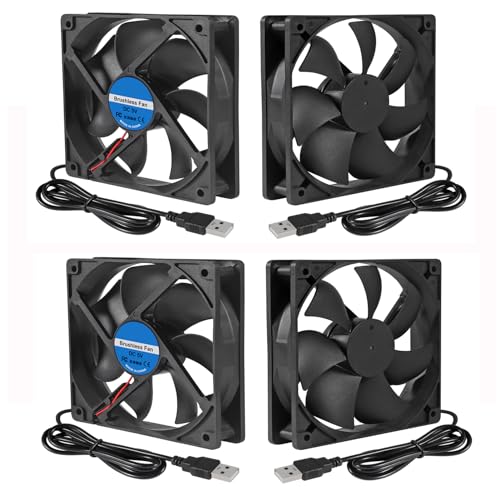Ventilateur de refroidissement CPU 120mm USB 5V pour radiateur informatique
