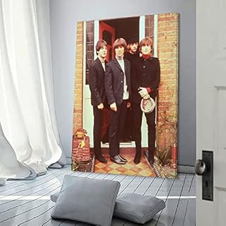 The Beatles – Poster décoratif sur toile pour porte – Impression murale moderne pour chambre à coucher – 60 x 90 cm - Les Beatles, Paul McCartney, John Lennon, RIngo Starr, George Harrison The Beatles - Poster décoratif sur toile pour porte - Impression murale moderne pour chambre à coucher - 60 x 90 cm – Image 3