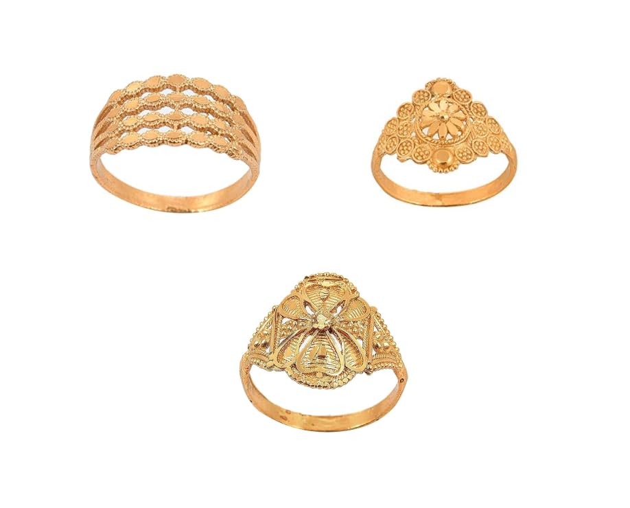 Handicraft Kottage Ethnic 18k Gold Plated Brass Ring for Women & Girls (Style2) (B0CLCYGSJ9) Amazon Price History, Amazon Price Tracker