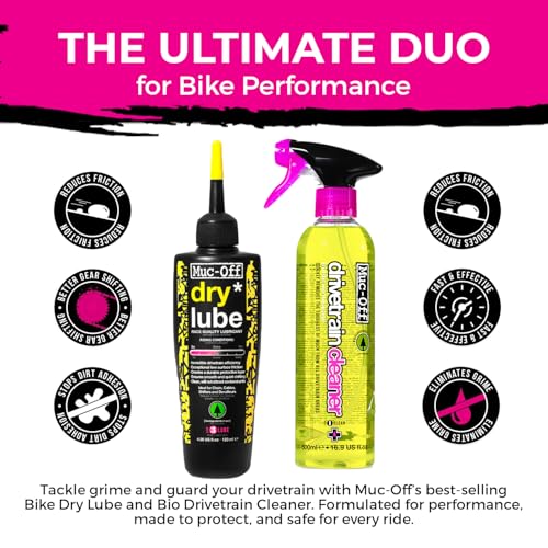 Image of Muc-Off Bio Drivetrain Cleaner | Effective Biodegradable Bicycle Chain Cleaner and Degreaser Spray | Suitable for All Types of Bike