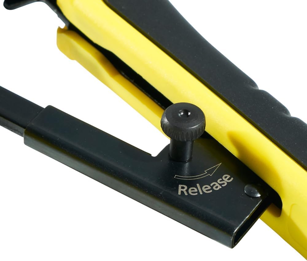 Klein Tools VDV226-817 Modular Installation Kit, Ratcheting Crimper/Stripper, RJ11/RJ45 Plugs, CAT5e Connector, for Voice/Data/Video