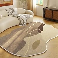 Amazon｜[LJKI] ラグマット カーペット ラグ 韓国 インテリア 抽象的