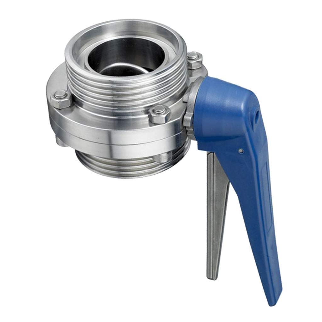 Edelstahl Absperrventil Absperrhahn Kugelventil mit Auslösegriff für Chemische Industrie (25 mm)