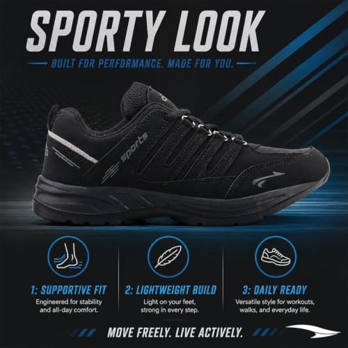 Image of ASIAN Men's Cosko Sports Running,Walking,Gym,Training Sneaker Lace-Up Shoes for Men's & Boy's
