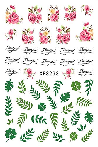 Nagelsticker Avocado Erdbeere Nagel Aufkleber Kunst Decals Zurück Kleber Für Design Maniküre Dekorationen Nägel Beeren…