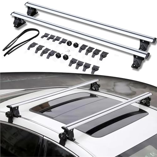 Barras de techo portaequipajes de aluminio Ford Fusion Fiesta barras transversales coche