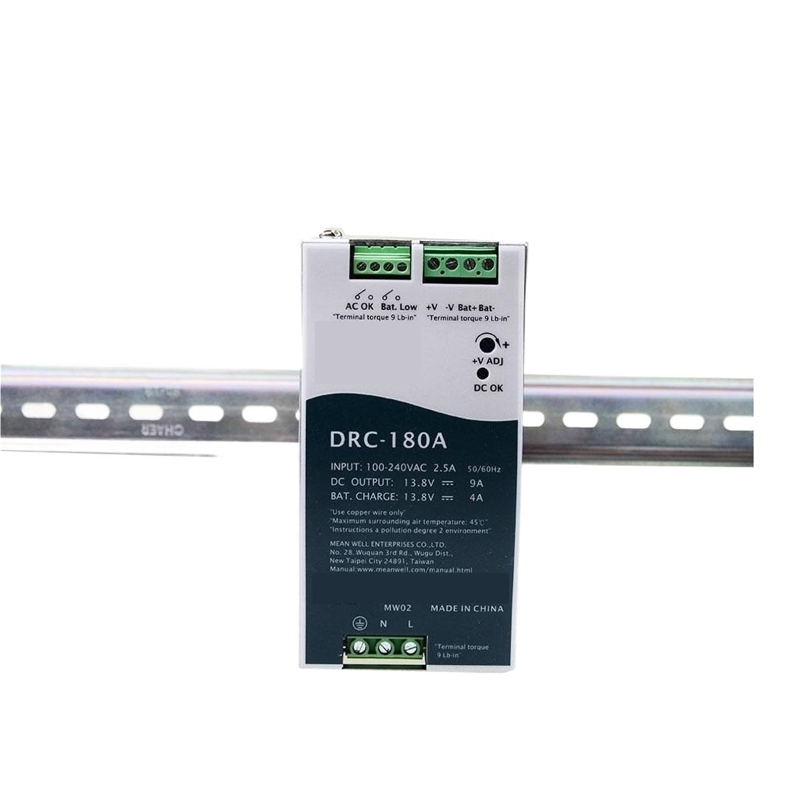 BRODEFUP DRC-18 DRC-180A DRC-180B 13.8V 27.6V 180W Power Supply(DRC-180A)