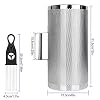 12 x 6 Stainless Steel Guiro Instrument Latin Percussion Metal Guiro Shaker with Scraper Percussion Instrument, Guira Dominicana, Wiro Musical