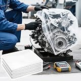 Hovom 10PCS Engine Bag Cover, 39.4×47.2 Inch Clear Plastic Engine Storage Bag, Transparent Dustproof Car Engine Protective Cover, Universal Engine Cover for Engine Protection (39.4×47.2 inches)
