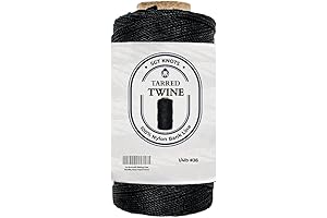 Twine Heavy Duty | Tarred Nylon for Crafts Projects and Outdoors