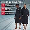 TYR Hydrosphere Tech Adult Swim Parka - Swimming Cover Up for Women, Men - Fleece Lining, Multiple Pockets