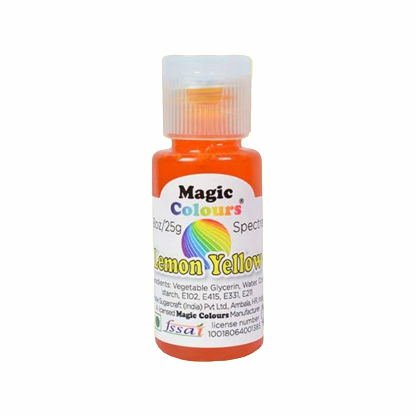 Magic Colours Spectral Gel Mini-LEMON YELLOW Edible Gel Colors For Baking And Food Coloring, Food Colouring for Icing, Cakes Decor, Baking, Fondant (25 gram) (B0CQYTLLWV) Amazon Price History, Amazon Price Tracker