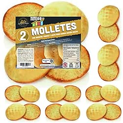 10 x Molletes XXL de Pan SiempreTierno 100 grs (1000 grs total) · Dura hasta 88 dias sin frio ni congelación · Ideal para cualquier momento.