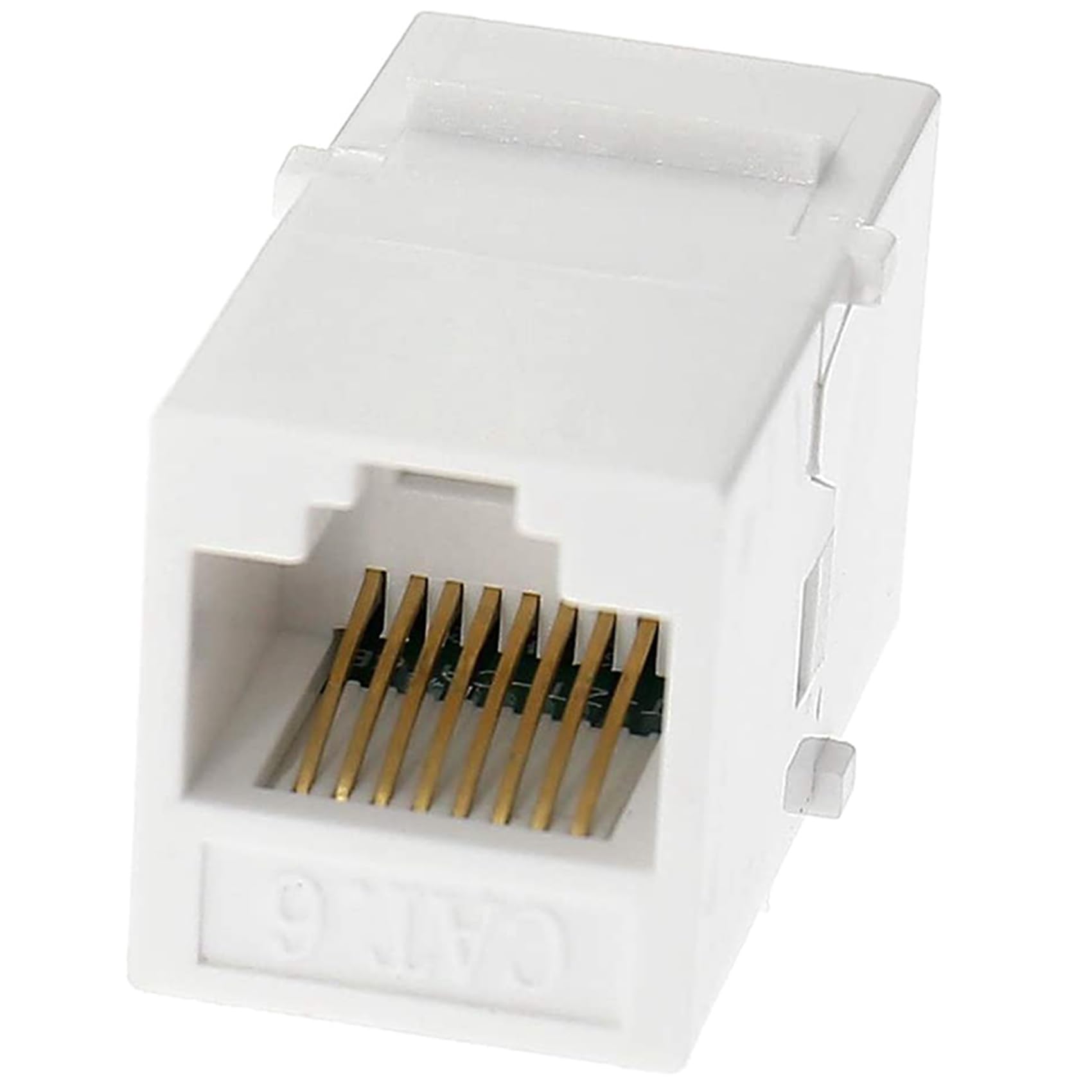 Coupleur Clé de Voûte Ethernet, 100 Paquet Cat6 Rj45 Jack Connecteurs Femelles