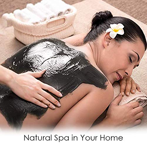 APRILIS Dead Sea Mud Mask with Activated Charcoal, Deep Cleansing Clay Face Mask for Reduction in Pores, Spots, Blackheads & Acne, Rejuvenated to Smooth & Moisturizing Face, 8.8 oz