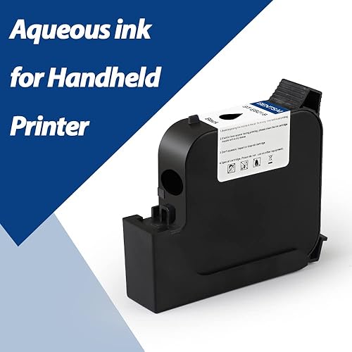 Miniatura 2 de BENTSAI EB21B - Cartucho de tinta negra soluble en agua con cabezal de impresión de 1 pulgada para usar impresión de impresora portátil