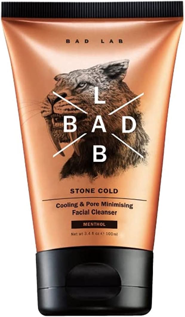 Bad Lab Stone Cold Cooling & Pore Minimizing Facial Cleanser Wash 100ml Halal Ingredients