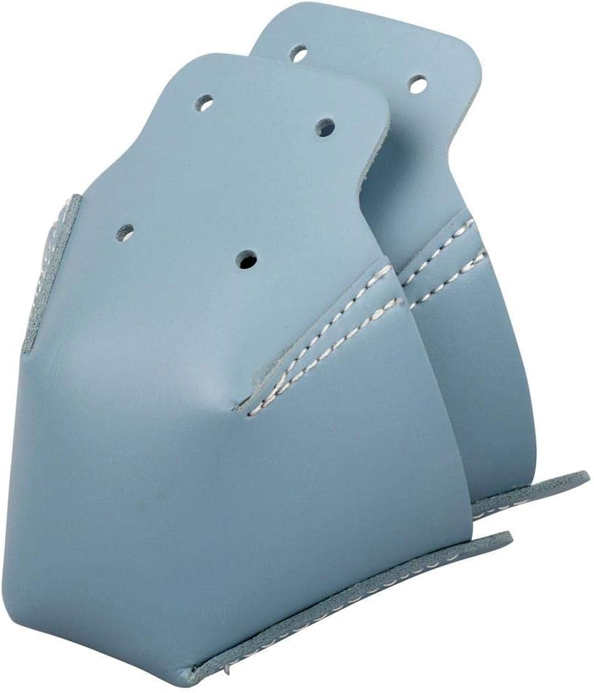 Roller Skate Toe Cap Protectors, Toe Cap Guards Protectors Artificial Leather Skate Toe Protective Cover with 4 Holes for Roller Skate, 1 Pair, Blue