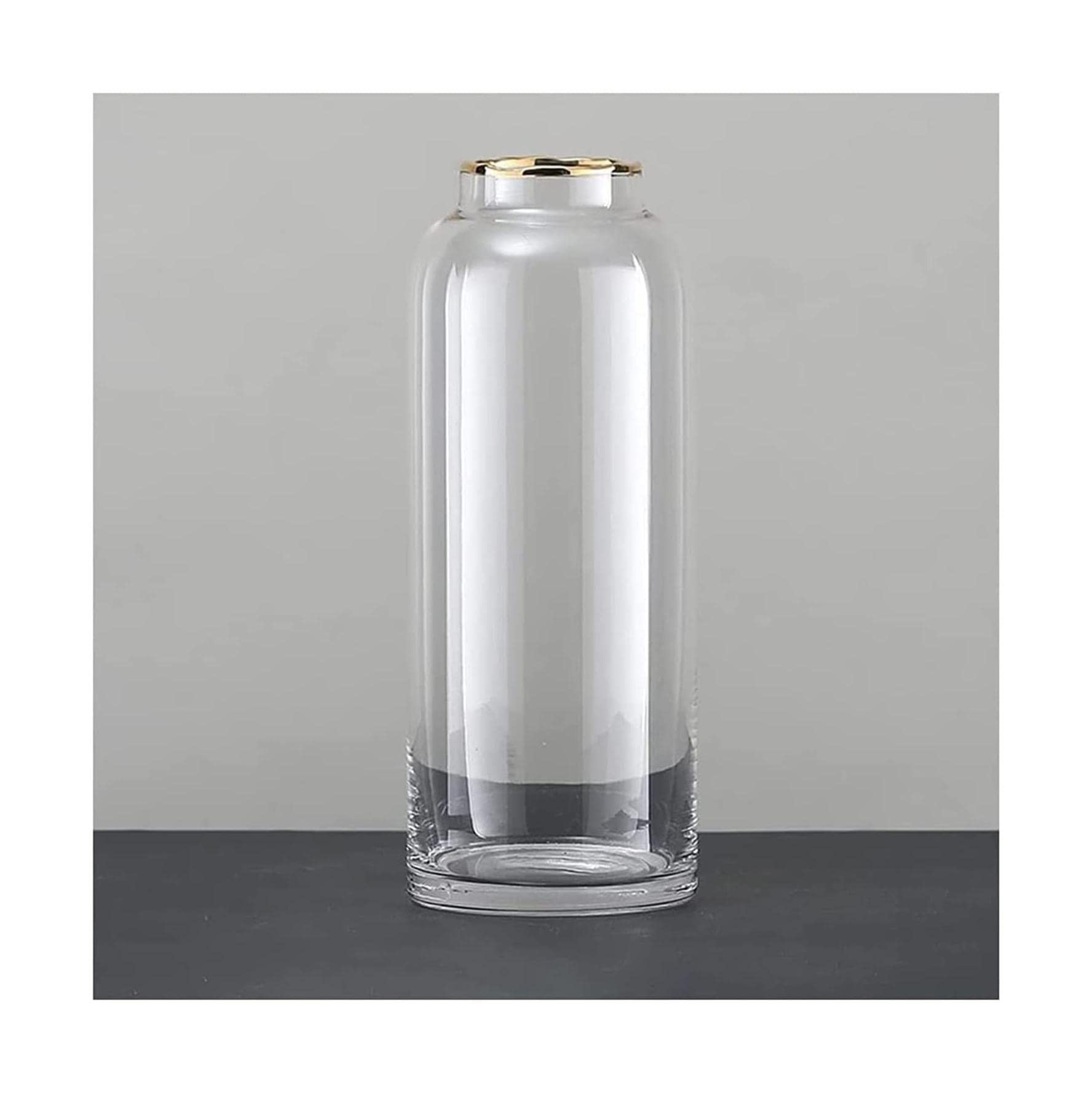 Ngdfgr As Known Fashion Simple Phnom Penh Vase Cylindrical Mosaic Color Hydroponic Flower Vases Modern Desktop Decoration Table Decor Bookshelf Decoration (D),D