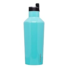Corkcicle. Canteen Gloss Turquoise 40 Ounce, 1 EA