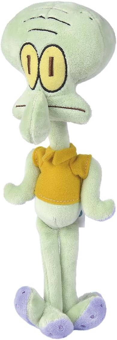 Simba - Squidward Plush 20 cm, Spongebob, Soft and Pleasant Material, 100% Recycled Filling, 100% Official License, Suitable for All Ages (109491002SQU)