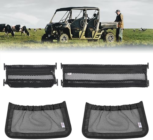 KEMIMOTO Storage Net 4pcs, Backrest Rear Storage Net, Compatible ...