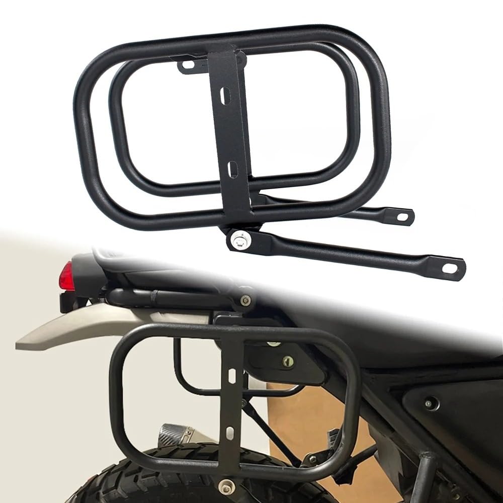 Portaequipajes Carga Portaequipajes Laterales para Royal para Enfield para Himalayan (2018-2023) para Scram 411 para Himalayan (2023) Soporte para Alforjas Motocicleta
