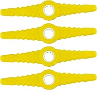 Vista 1 de Fennoral 4 cuchillas de repuesto para recortadora de césped sin cuerdas Sun Joe SharperBlade SB600E, SB601E, SB602E y 11.5 pulgadas y 4.5 amperios