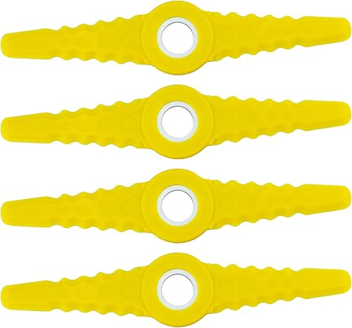 Fennoral 4 cuchillas de repuesto para recortadora de césped sin cuerdas Sun Joe SharperBlade SB600E, SB601E, SB602E y 11.5 pulgadas y 4.5 amperios