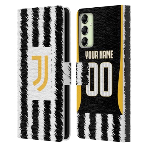 Coque Juventus Samsung Galaxy A14 5G étui portefeuille en cuir premium