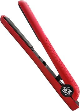 Evalectric 1.25 Inch Ceramic Flat Iron, Red