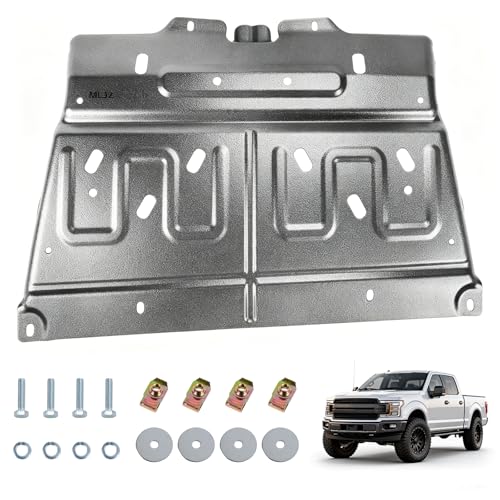 ML3Z-7222-D Engine Splash Shield Under Diaper Car Engine Shield Cover for 2015-2020 2021 2022 2023 2024 F150 Ford (Not Fit Raptor Model & Not Fit 3.0L Diesel)