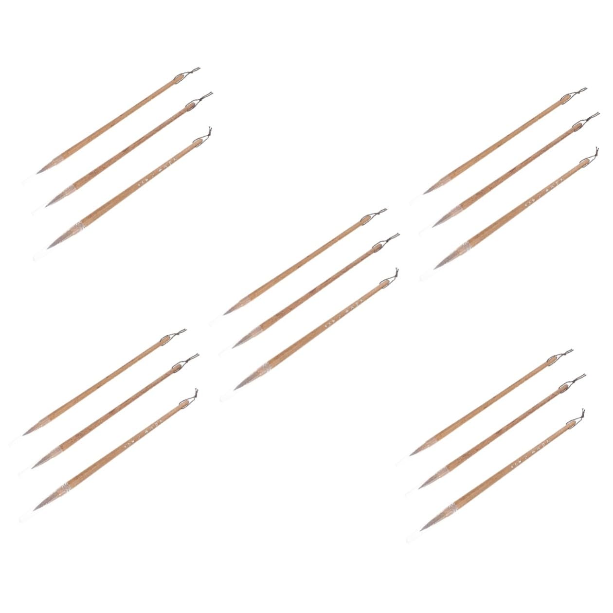 jojofuny 5 set A Gel Pennello Per Scrittura Pennello Per Calligrafia Per Per Esercizi Scrittura 3 pezzi * 5