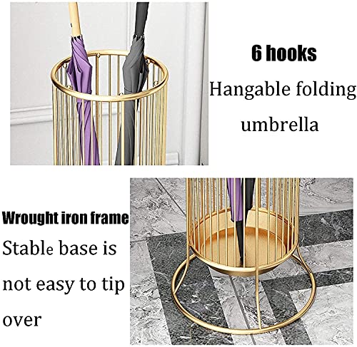 Porte-Parapluie en Fer Forgé Stable pour 10 Parapluies - 7