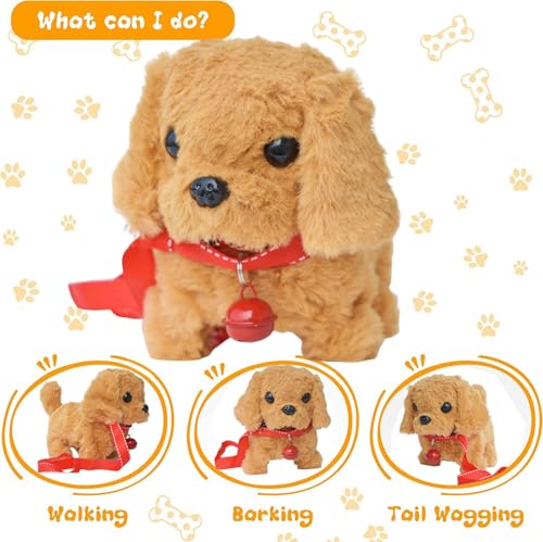 HOWADE Toy Dogs for Kids My Realistic Robot Puppy Electronic Walking Dog Toy-Walking, Barking - Image 2