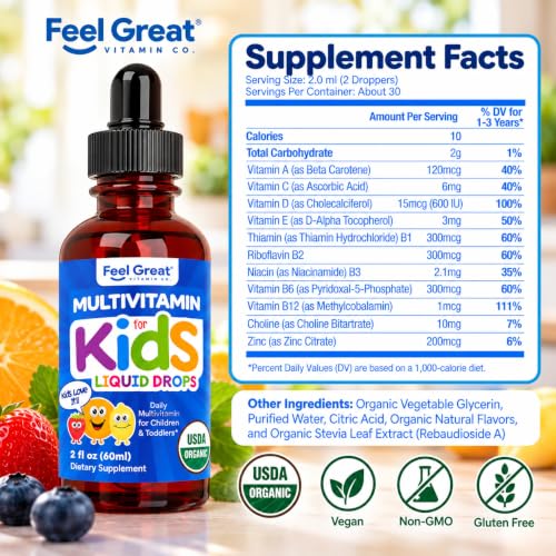 The Feel Great Vitamin Company Liquid Vitamins