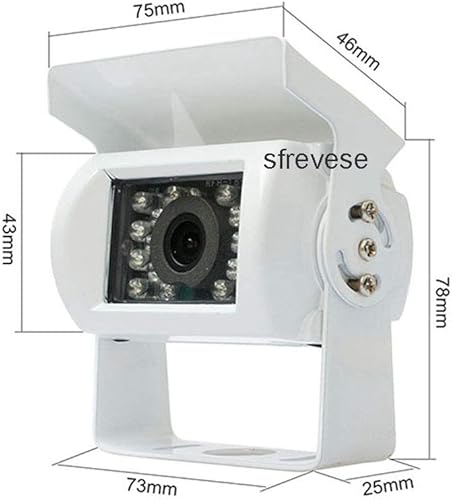 Miniatura 4 de Cámara de visión nocturna de 4 pines para coche con visión trasera de aparcamiento para camión, camioneta, autobús, autocaravana, caravana, camping,