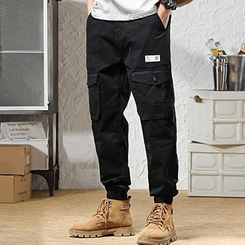XYXIONGMAO Functional Sweatpants Cargo Tactical Techwear Harem Pants Hip Hop Slacks Streetwear Joggers Overalls for Men3