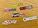 Produktbild YouPorn Pornhub xHamster Fake Taxi Aufkleber Sticker 6 STK. Set Porn V8 Fun Se32