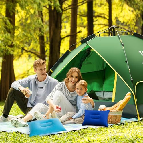 VEGCOO 5 Pack Inflatable Pillow, Multipack of Blow Up Pillows 22 * 34cm, Inflatable Pillows Compact Light Water Resistant, Perfect for Travel, Camping, Outdoors, Fishing, Beach - Image 6