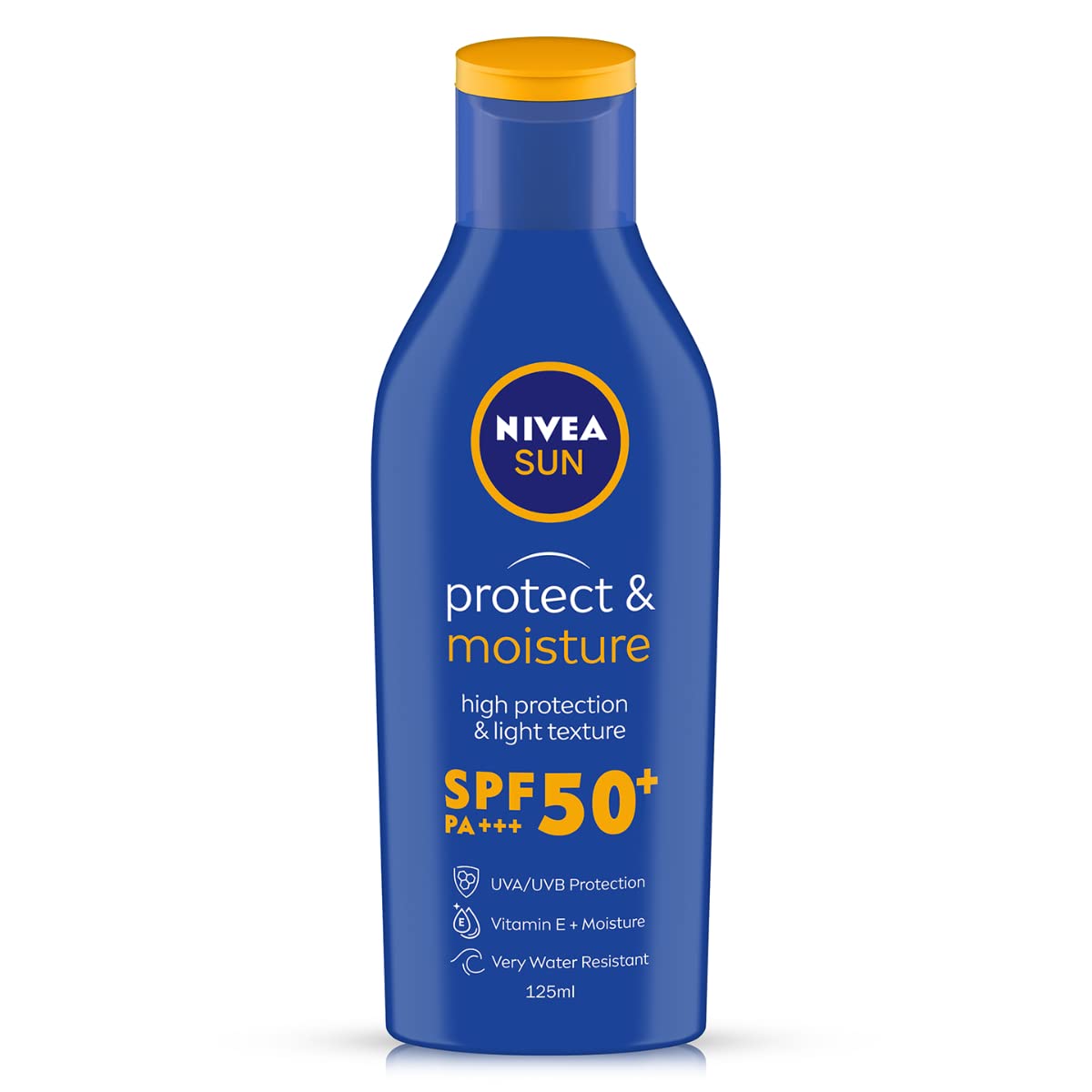 Buy NIVEA SUN Protect And Moisture 125ml SPF 50 Sunscreen PA UVA Buy NIVEA SUN Protect And Moisture 125ml SPF 50 Sunscreen PA UVA