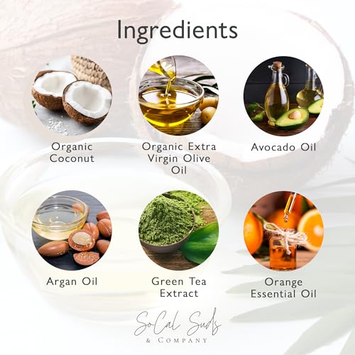 SoCal Suds & Company - Organic Baby & Kids Conditioner - Moisture Baby Hair Conditioner - Gentle Natural Vitamin Rich Ingredient Organic Oils for Babies and Kids Sensitive Scalp - Orange Vanilla, 12oz - Image 3