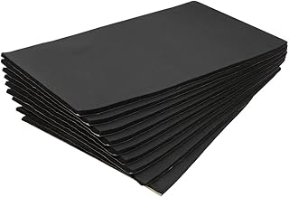 uxcell 315mil/8mm 14.4sqft Sound Deadening Noise Deadener Insulation Mat Cotton Blends Acoustic Barrier 9pcs 20x12inch/50x30cm