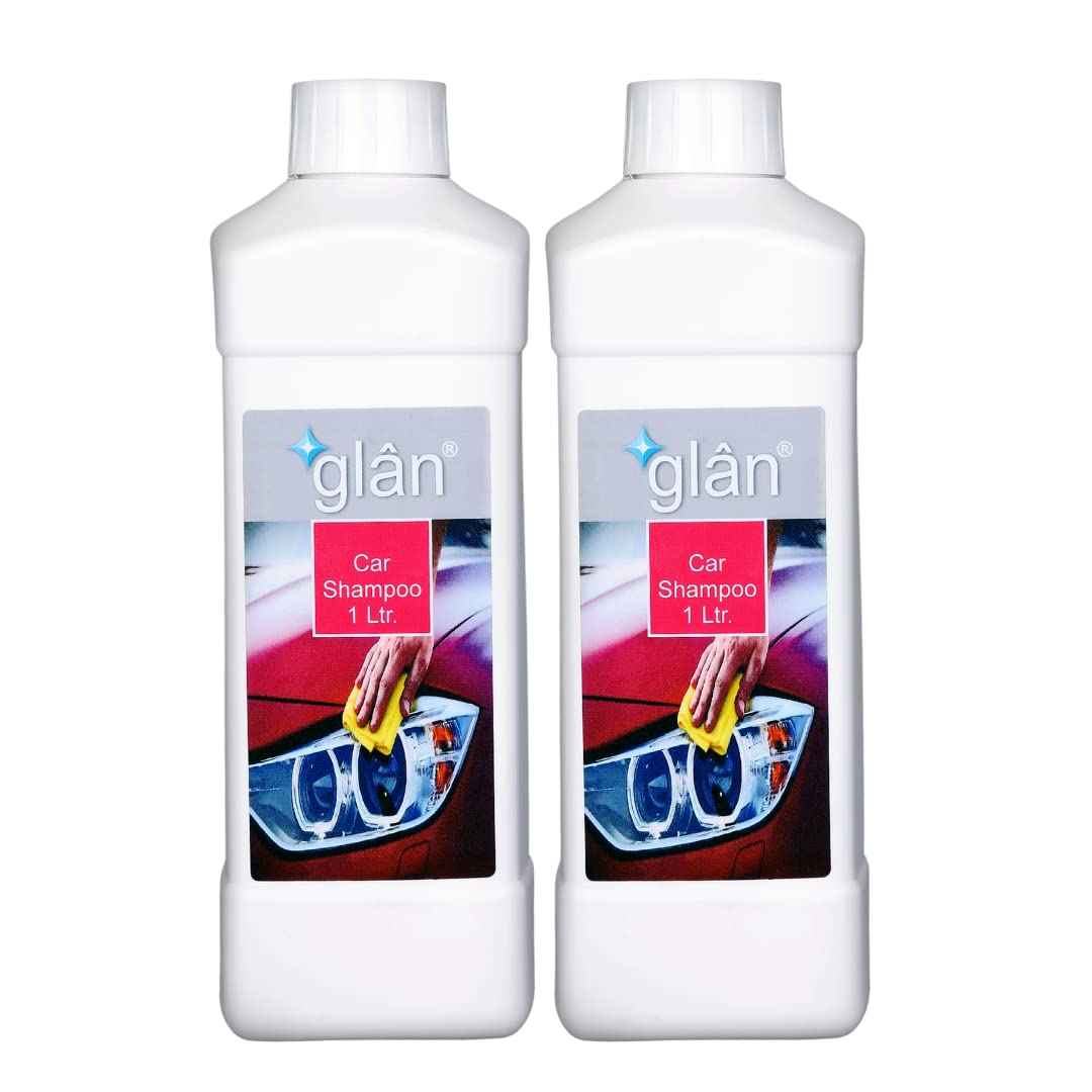 Glan Car Shampoo Car Wash Cleaner Spot Free Car Cleaner 1 Litre (Pack