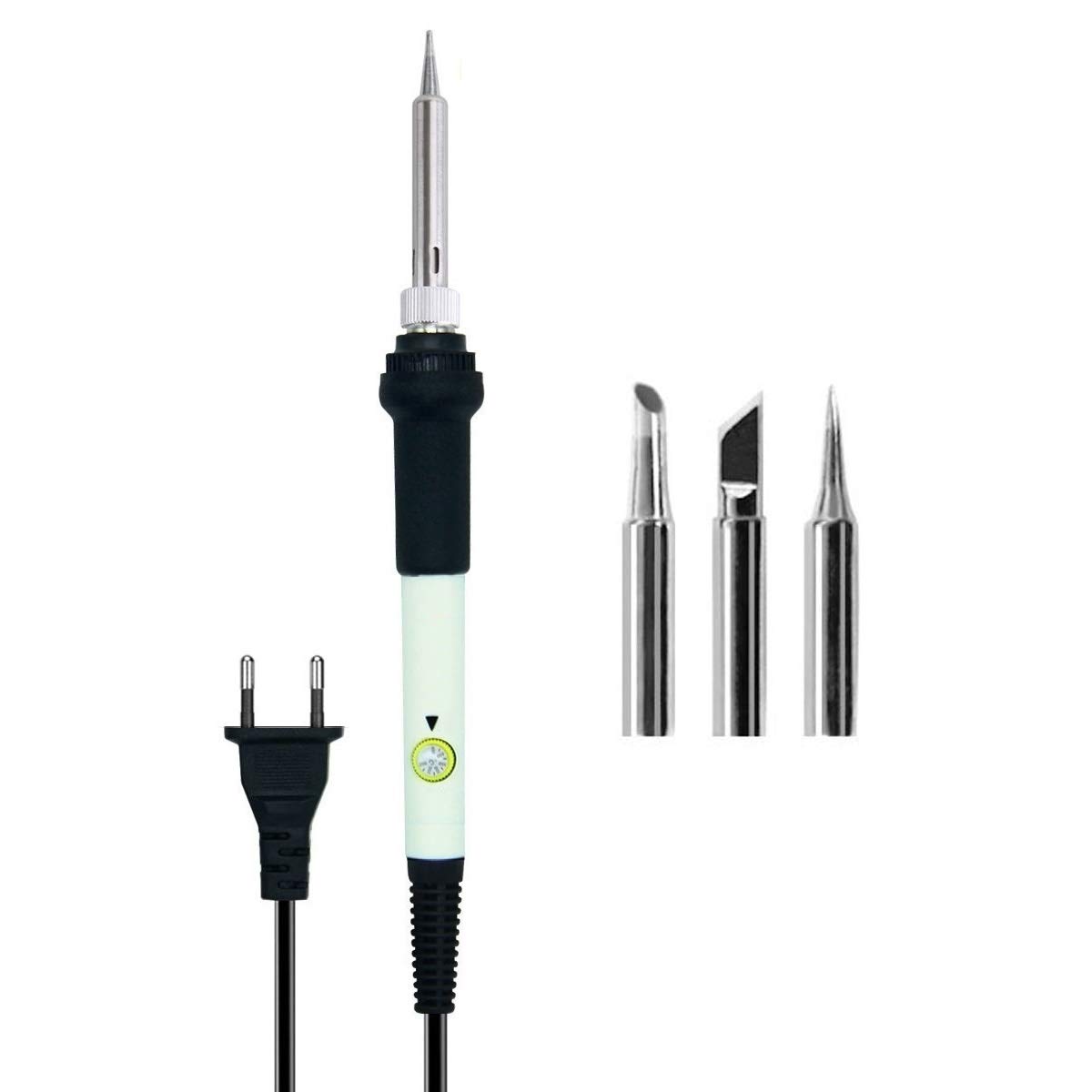 PagKis Variable Temprature 60 W Soldering Iron with 900M-T-K, 900M-T-4C Shape and Pointed Soldering Tips - With Power Indicator Light (B07CZ1CFZS) Amazon Price History, Amazon Price Tracker